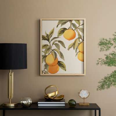Vintage Floral Print XXVII Framed Print - Solid Wood
