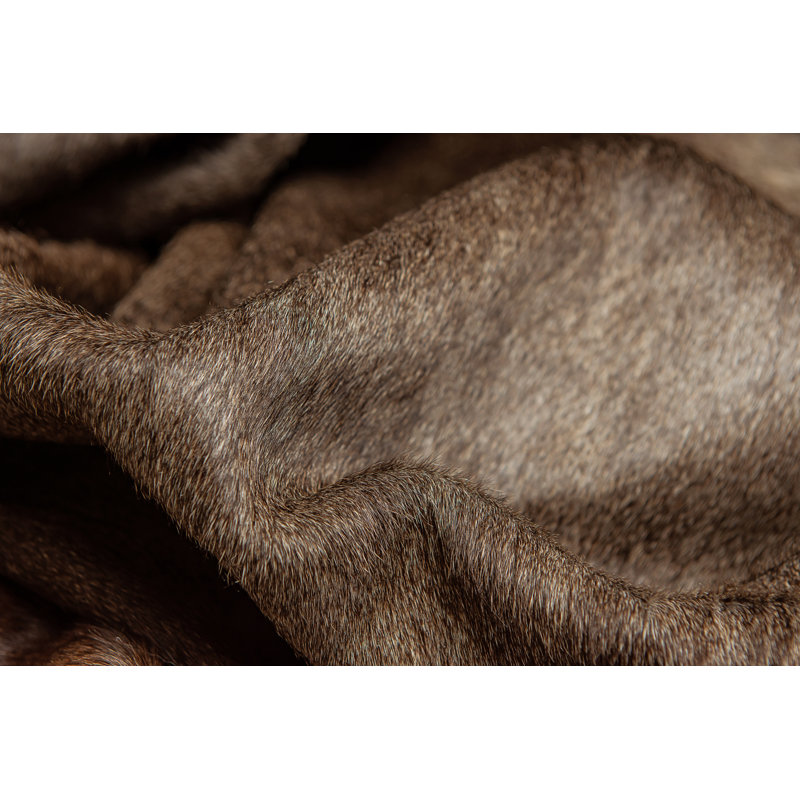 Performance Cowhide Animal Print Indoor Rug
