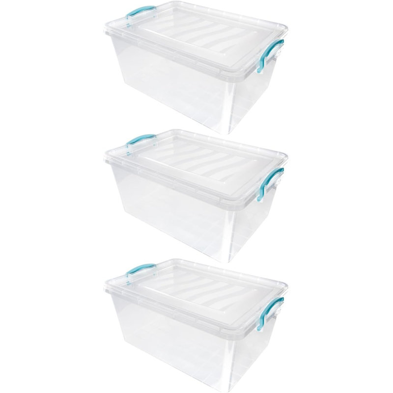 Rebrilliant Plastic Decorative Bin, 21cm H x 35cm W x 50cm D