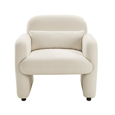Chaise d'appoint avec coussin