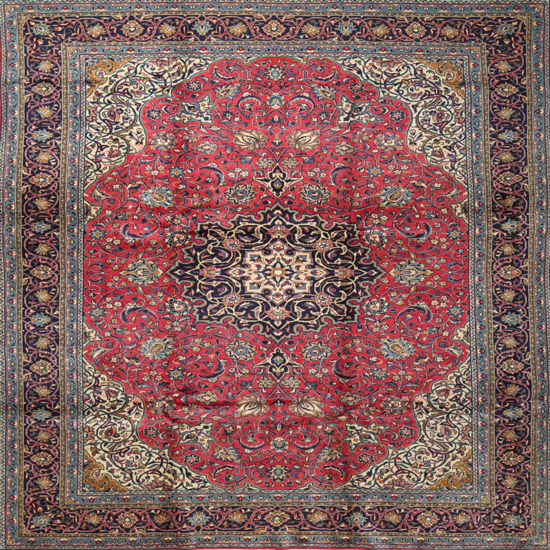 Centwane Oriental Indoor Rug, Square 6'