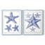 Impression encadrée Blue Sea Stars V-Premium - prête à être accrochée - aucun clou requis - aucun clou requis-1681123722-1681123740
