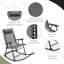 Chaise berçante d'extérieur en métal Myiesha-967939698