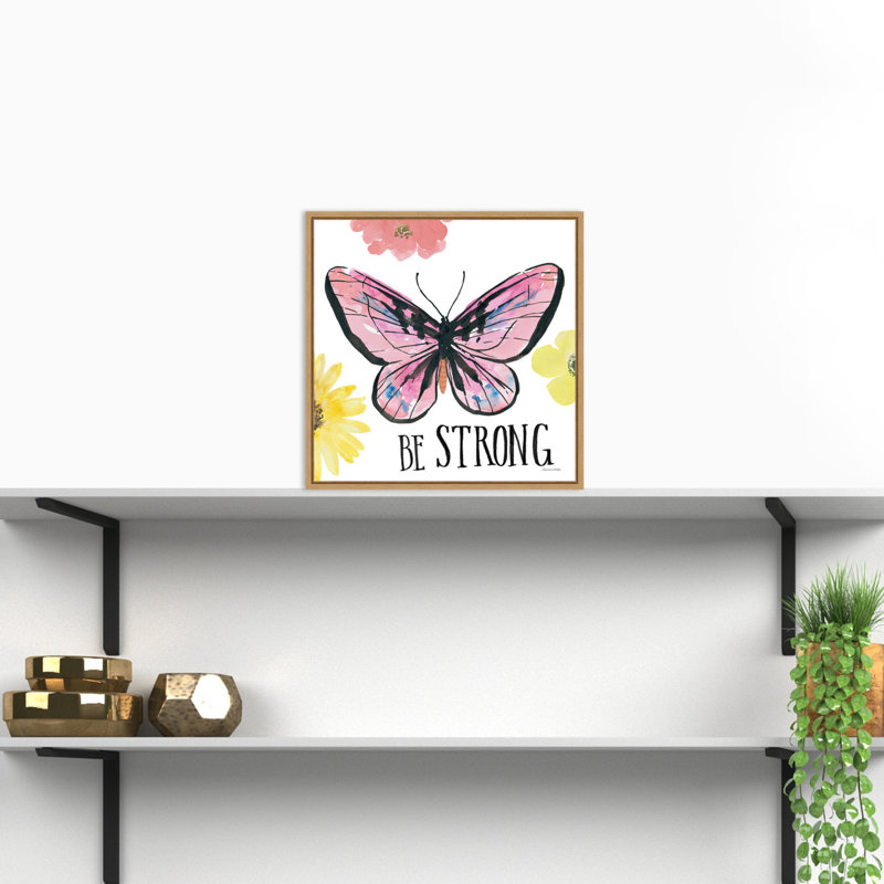Art sur toile Mcbroom Beautiful Butterfly I, Naturel