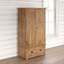 2 Door Solid Wood Wardrobe