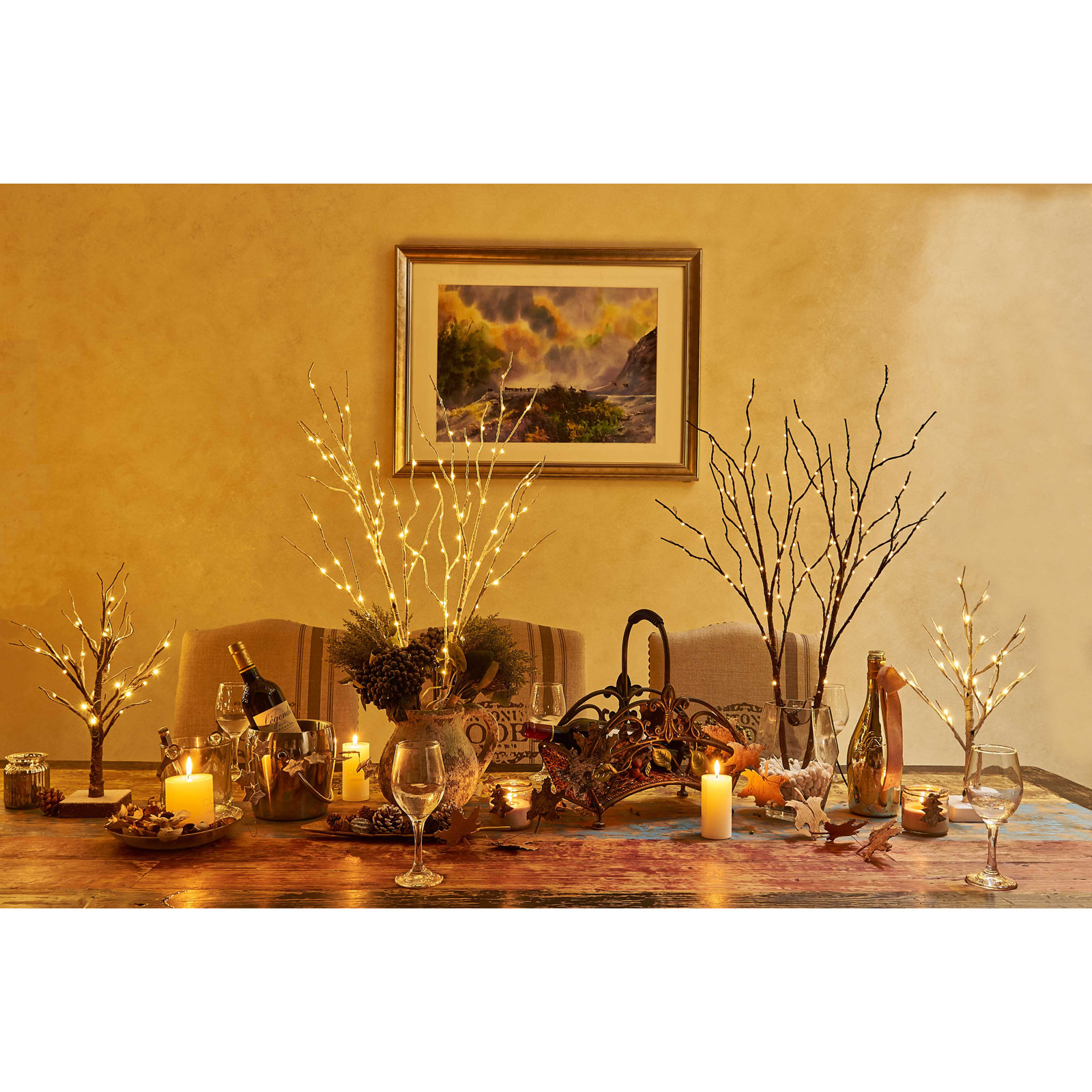 32" Lighted Willow Branches