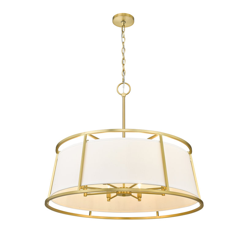 Luminaire suspendu tambour 8 lumières