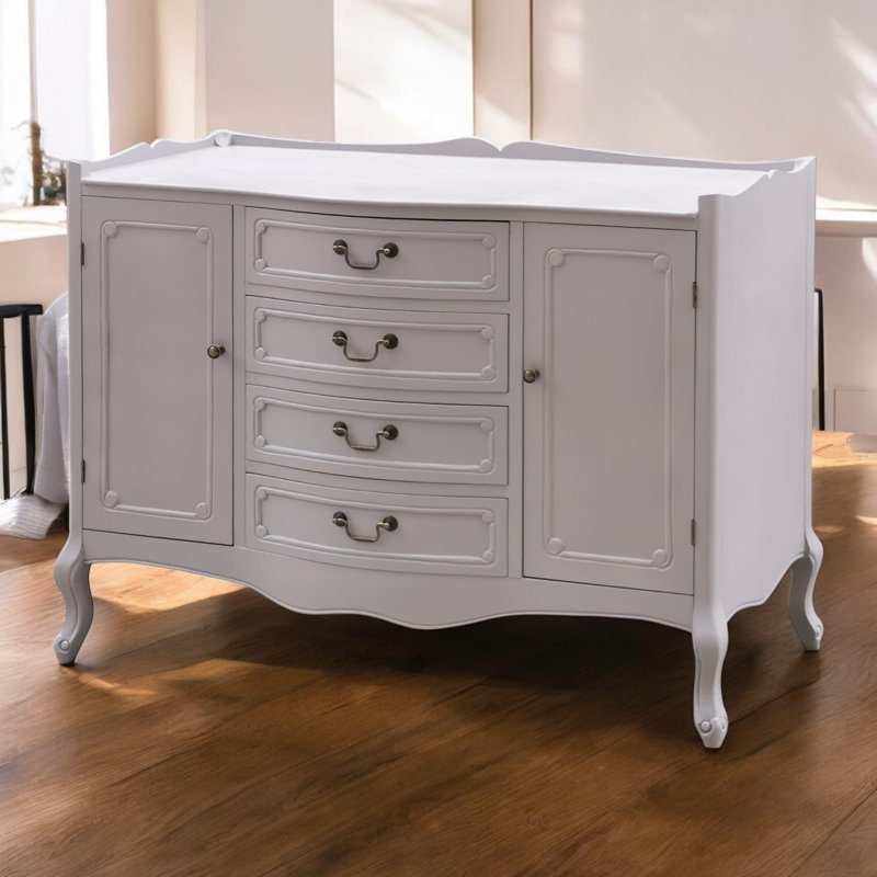 120cm Solid Wood Sideboard