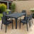 Roann Rectangular Table with 6  Chairs Garden Set
