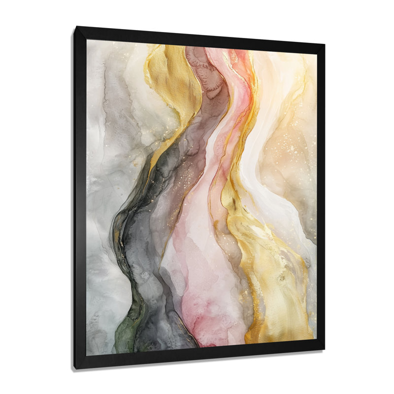 Nyibol - reproduction d'art sur toile abstraite, Noir, noir, noir, noir, H 20 po x l 12 po