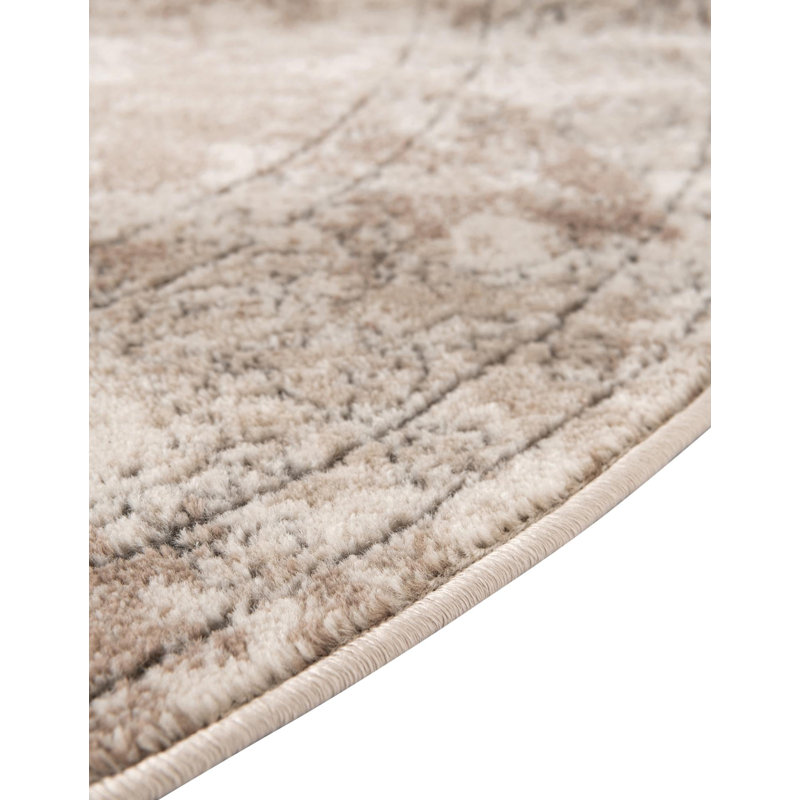 Cantey Oriental Indoor Rug, Round 7'10"