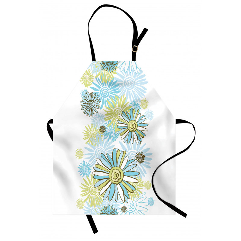 Tablier de wildflower floral fleur camomille