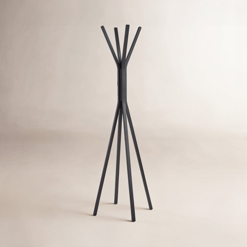 Freestanding 4 - Hook Coat Rack