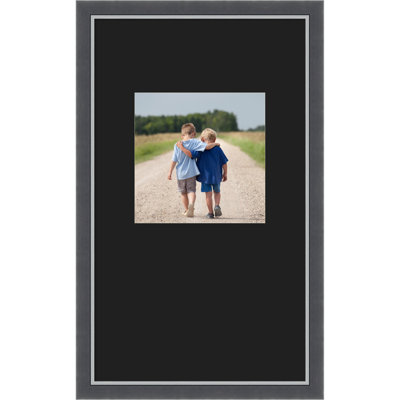Eva Black Silver Thin Picture Frame
