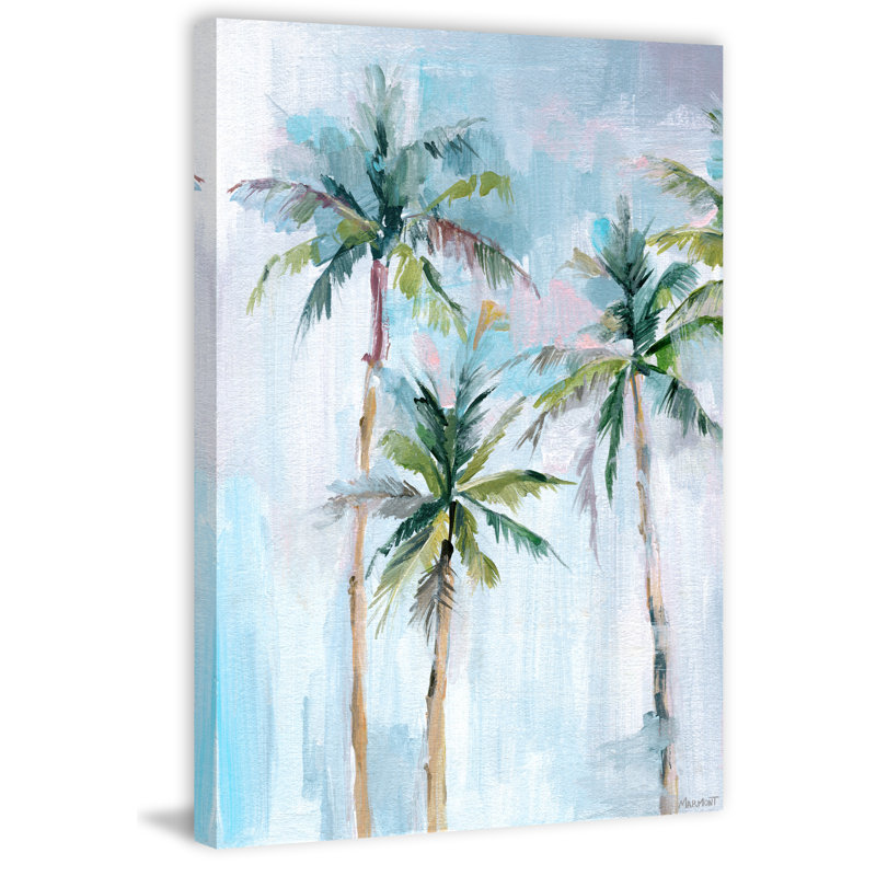 «Cool Palm Breeze», reproduction sur toile tendue, H 12 po x l 8 po