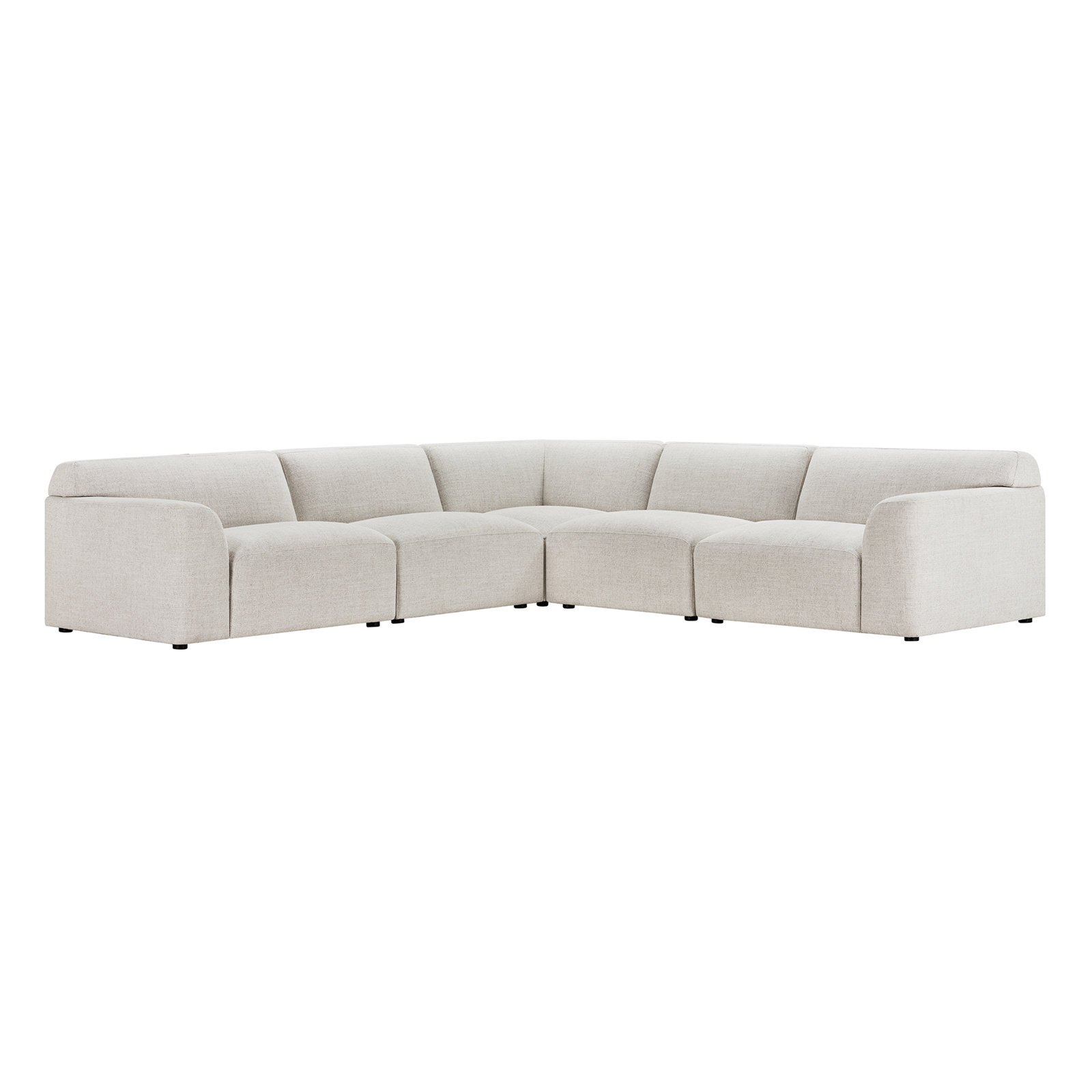 Morell Modular Sectional, Nathan Wheat Tweed