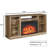 Vildana TV Stand for TVs up to 65" with Electric Fireplace Included-1861651726