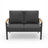 Heavy-Duty Outdoor Loveseat