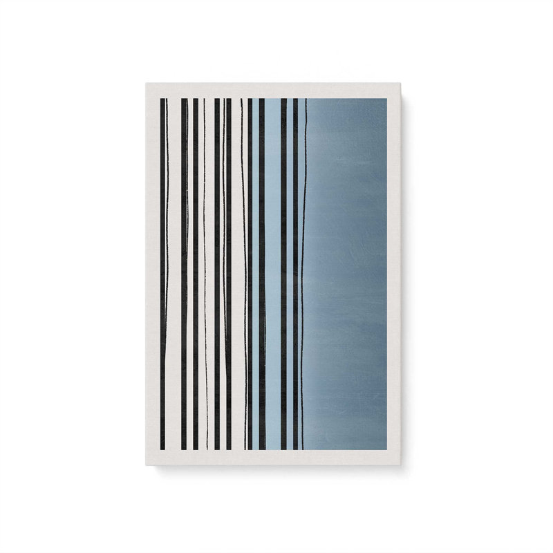 Twilight Stripes v1, Toile tendue, H 12 po x l 8 po x P 1,25 po