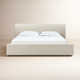 Linen Upholstered Platform Bed
