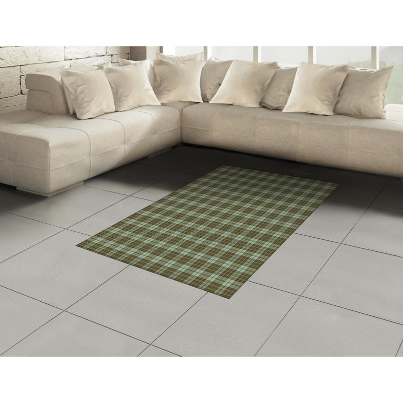 Janessa Plaid Hand Woven Area Rug, Rectangle 120 x 180cm