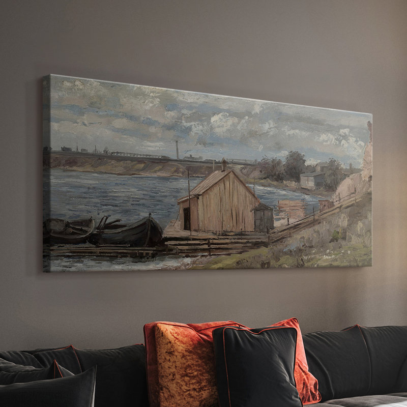 Série paysage - CDXC - Toile tendue avec châssis - Prêt à accrocher, H 20 po x l 40 po