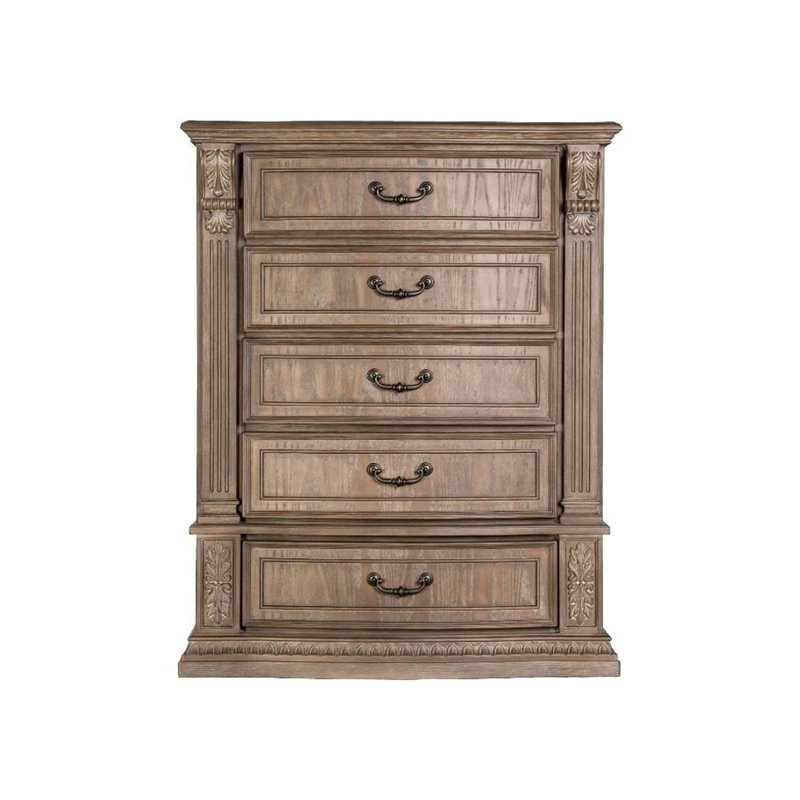 Commode transitionnelle Seven Oaks, chêne antique