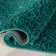 Papastamelos Basics Emerson Plain Textured Green Shag Area Rug