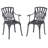 Laux 6 - Person Metal Patio Dining Set with Rectangular Table-1780801926