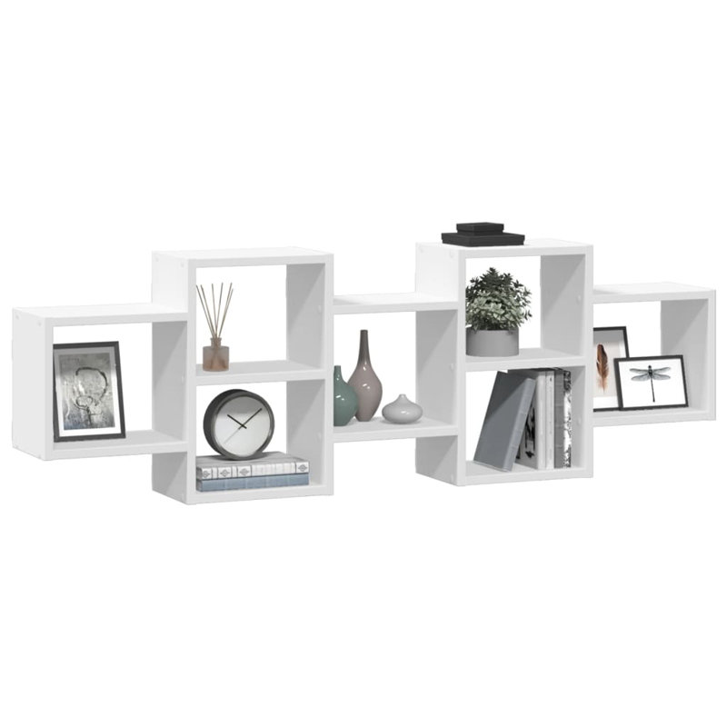 Roakes Floating Shelf, 42cm H x 129cm W x 18cm, White