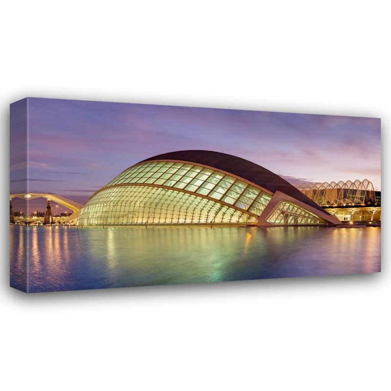 L'hémisphère, Valencia, Espagne, H 13 po x l 24 po