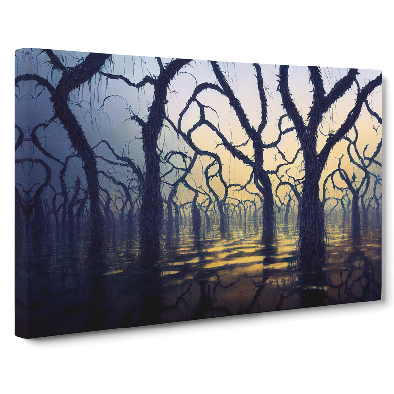 Beauteous Bare Trees - Wrapped Canvas, 50cm H x 76cm W x 3cm D