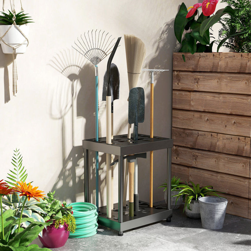 Organisateur de jardin, porte-outils, jusqu'à 16 outils