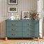 Commode double 6 tiroirs en bois robuste-1866298860