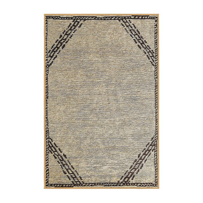 Tapis beige / noir Olton