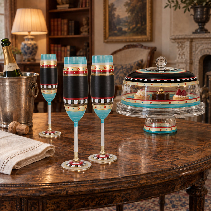 Mosaic Chalk Schutzer Cake Stand
