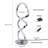 15.7X5” Bedside Lamp Spiral Table Lamp