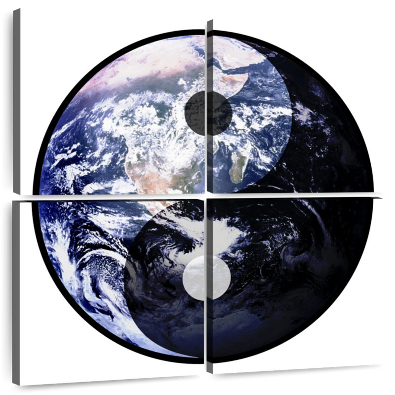 Kirara Yin Yang Earth, 32" H x 32" W