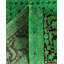 Tapis vert surteint de conception unique 6 pi 1 po x 9 pi 4 po