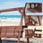 Poolside Swing,Backyard Swing,Porch Swing,Outdoor Swing with Small Table