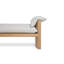 Katelyn White Oak Bench