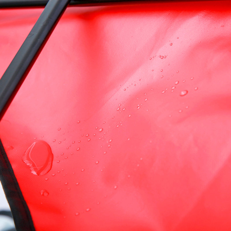 Chariot de plage pliable, Rouge