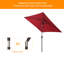 Parasol carré de 78 po Rovner-1450716282