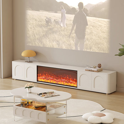 Meuble télé avec foyer moderne Modern Simulation