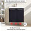 Ensemble de meuble-lavabo mural 24 po noir moderne