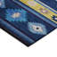 Tapis bleu / beige en polyester tissé à la machine intérieur / extérieur Jonea Southwestern-1466066397