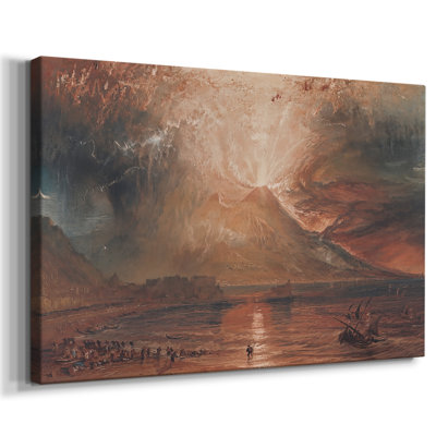 Vésuve dans Eruption-J.M.W. Toile tendue Turner-Gallery-c. 1817