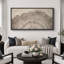 Grande impression sur toile encadrée - Anneaux d'arbre pour décoration intérieure moderne-118733474-118733473