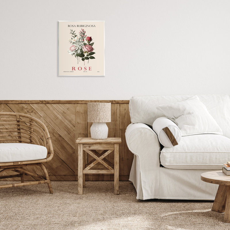 Ensemble de plaques murales Natural Rose, par Christopher Giampietro