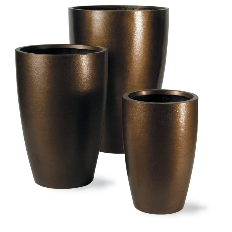 Baker Old Penny Bronze Indoor/Outdoor Fibreglass Cachepot, Large